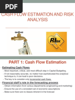 Cash Flow Estimation and Risk Analysis