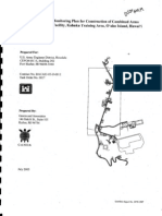 Cultural Monitoring Plan Kahuku Construction