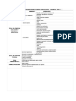 Rograma Arquitectonico Unidad Oncologica