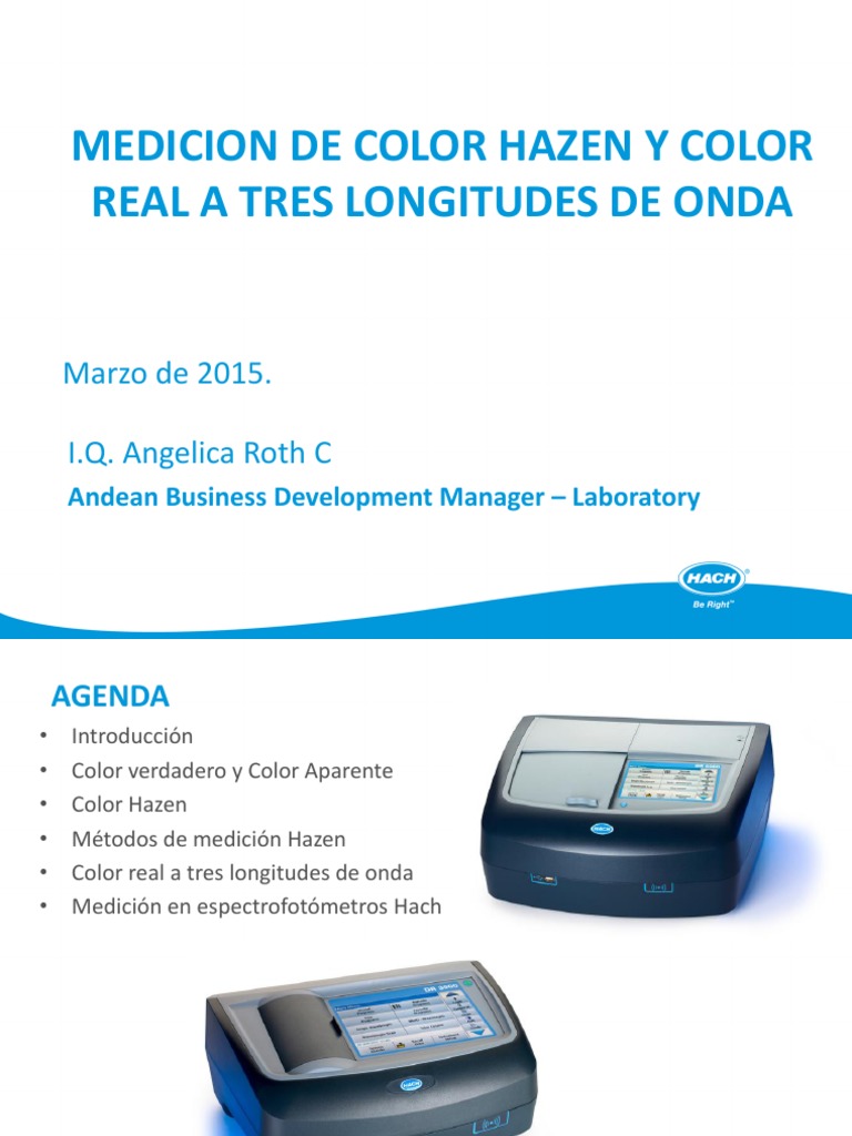 Medición de Color Hazen con DR6000 | PDF | Filtración | Ph
