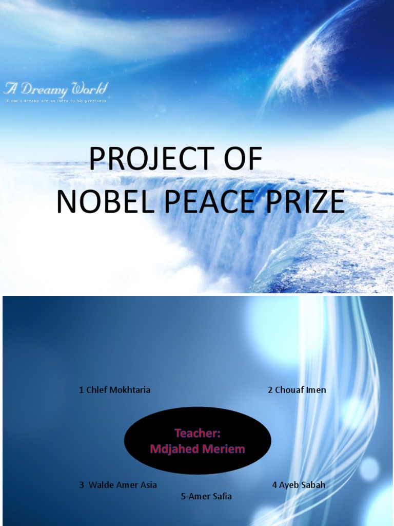 Understanding the Nobel Peace Prize | PDF