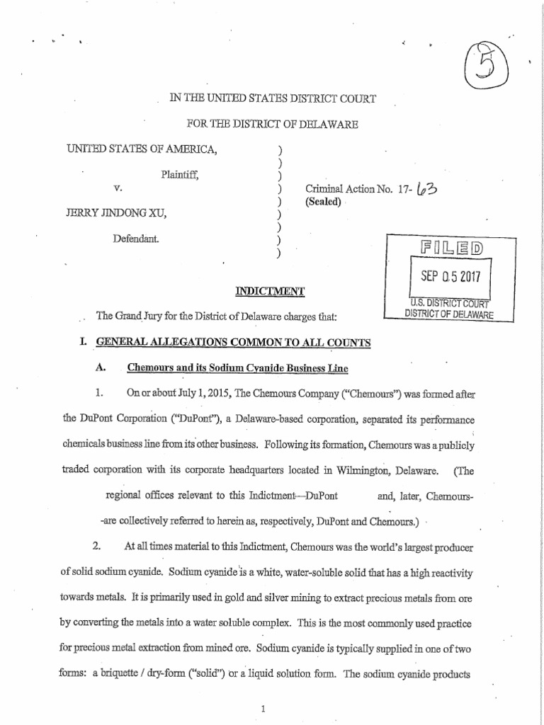 Indictment Redacted Signed | Download Free PDF | National Security ...