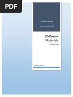 Omnet Lesson One