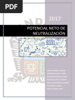 POTENCIAL NETO DE NEUTRALIZACION