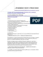 Acción, jurisdicción y proceso: principios básicos