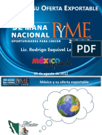 Mexico y Su Oferta Exportable Semana PyME