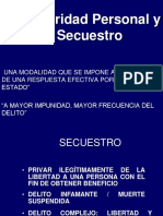 Seguridad Personal y Secuestro