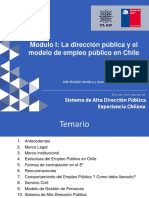 2 Mod 1 - Dirección Pública y Modelo de Empleo Público en Chile