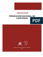 ESTATUTOS APROBADOS FEDERACIN NACIONAL DE CAFETEROS Primera Ve PDF