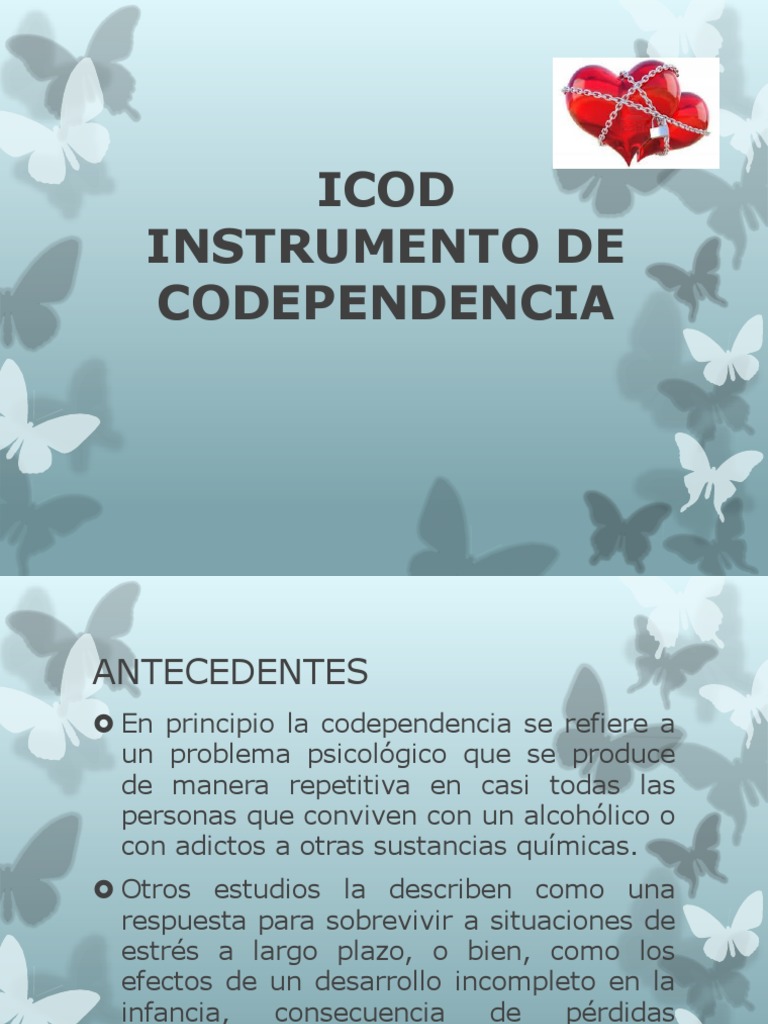 Instrumento ICOD para Codependencia | PDF | Las emociones | Ciencias ...