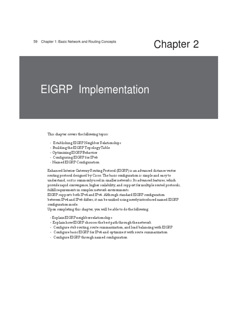 EIGRP CCNP Route | PDF | Routing | Virtual Private Network