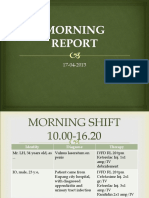 MORNING REPORT 30 April 2013