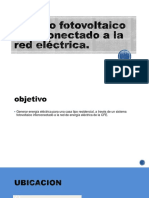 Arreglo Fotovoltaico Interconectado A La Red Eléctrica