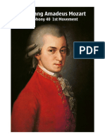 W A MOZART - Symphony 40 1st Movement PDF