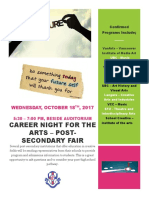 Oct 18 Career Fair