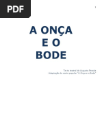 A ONÇA E O BODE - Texto Teatral Final Autor AUGUSTO PESSOA