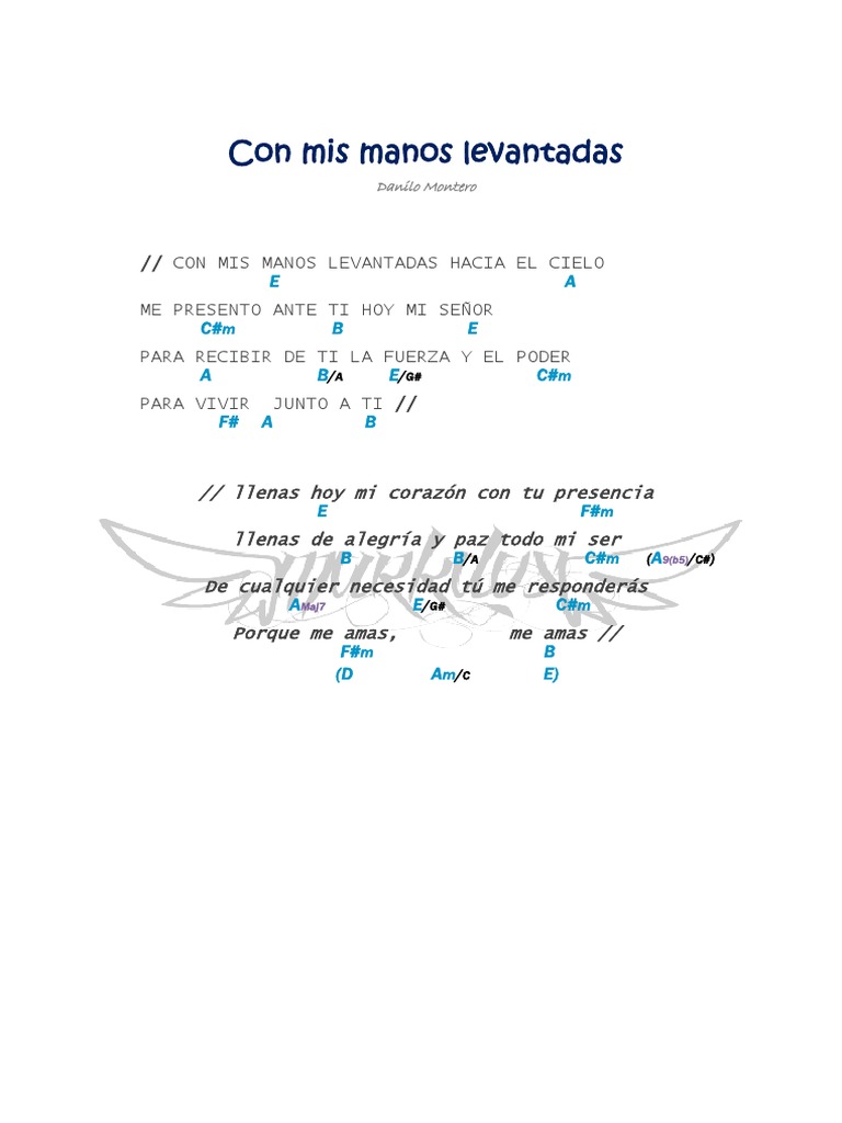 Con Mis Manos Levantadas | PDF