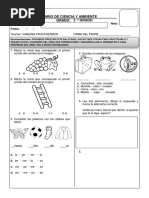 Balotario Ciencia y Ambiente 2° Grado