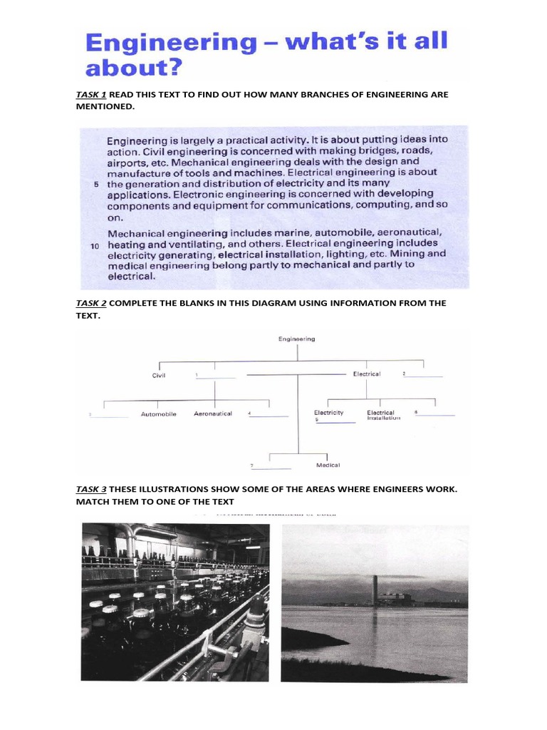 Engineering Branches and Activities Guide | PDF