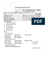 Jadwal Piket Asrama Putra Dan Putri