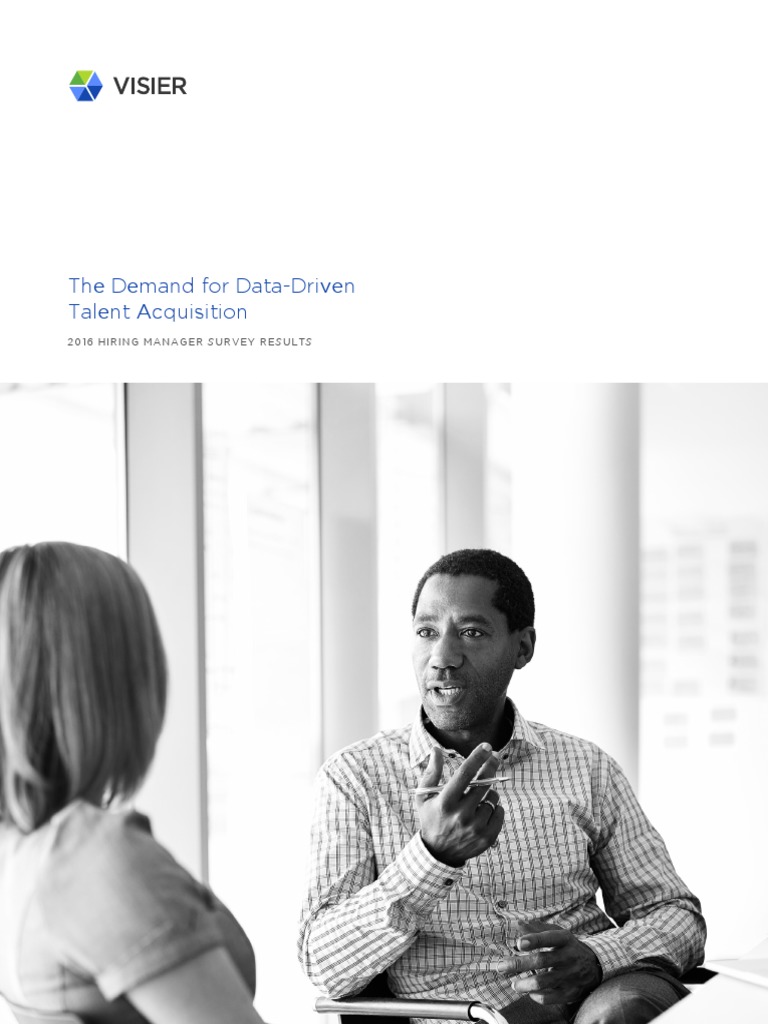 Visier Survey Report Talent Acquisition | PDF | Recruitment | Mergers ...
