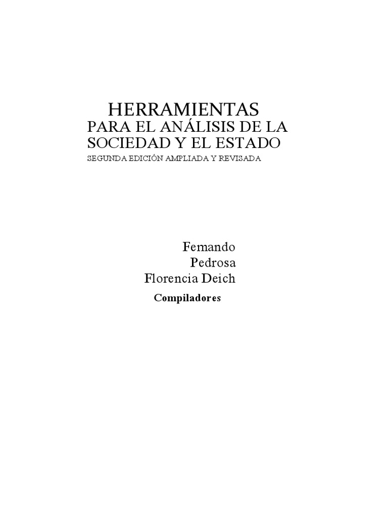 Herramientas para El Análisis de La