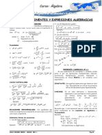 Algebra - 1 Tema Pre - Infotec
