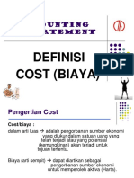 Definisi Cost