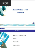 BS 7799 / ISO 17799: Presentation