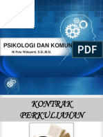 Psikologi & Komunikasi