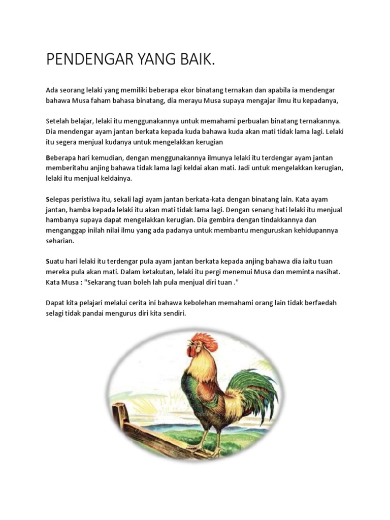 Pendengar Yang Baik Pdf