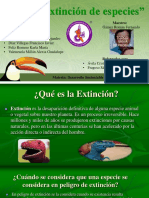 Extincion de Las Especies