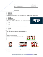 Soal Tema 1. Subtema 1 Kelas 1