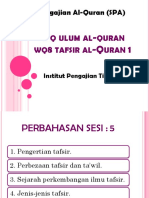 Ulum Quran 1 - Sesi 5