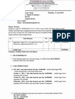 Surat Penawaran Harga Pagar Beton Precast