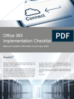 Office 365 Migration Checklist