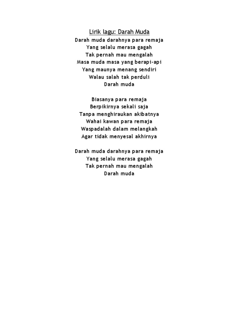 Lirik Lagu Pdf