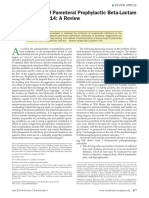 Administration of Parenteral Prophylactic Beta-Lactam Antibiotics in 2014 - A Review