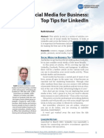 Social Media For Business: Top Tips For Linkedin: S M B: T T L I