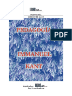 Pedagogía Kant