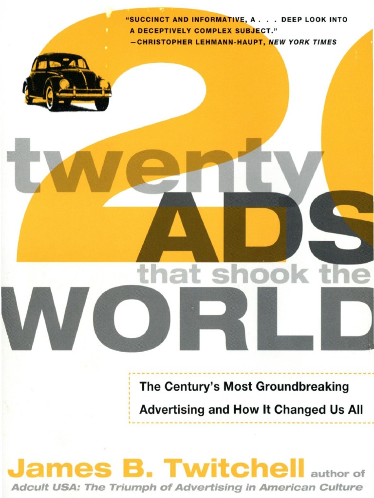 Twitchell James - Twenty Ads - 2000, PDF, P. T. Barnum