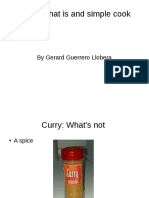 Curry: What Is and Simple Cook: by Gerard Guerrero Llobera