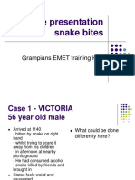 Snake Bite Case Series Dec 2012