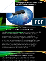 Global 3D Semiconductor Packaging Market Is Estimated To Reach $12 Billion by 2024