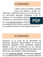 Teoria de La Demanda y La Oferta