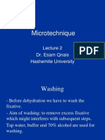 Microtechnique: Dr. Esam Qnais Hashemite University