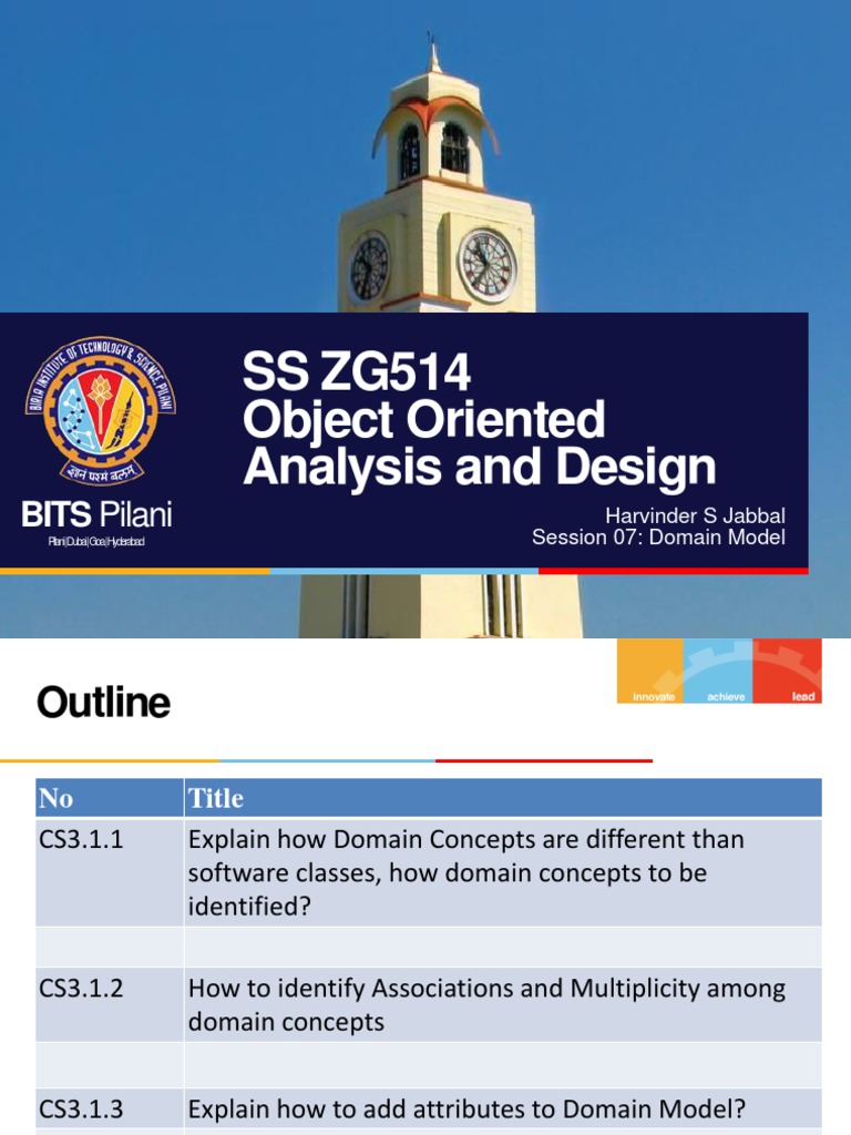 Domain Modeling in Object-Oriented Design | PDF | Data Type | Concept