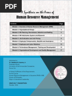 Human Resource Management Synthesis