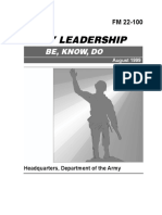 Army Leadership: Be, Know, Do