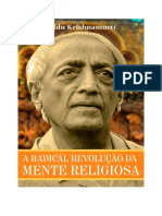 A Radical Revolução Da Mente Religiosa-J.krishnamurti